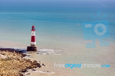 Beachy Head Lighthouse Stock Photo