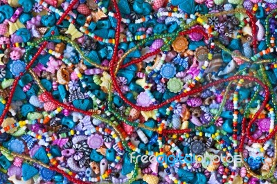 Beads Background Stock Photo