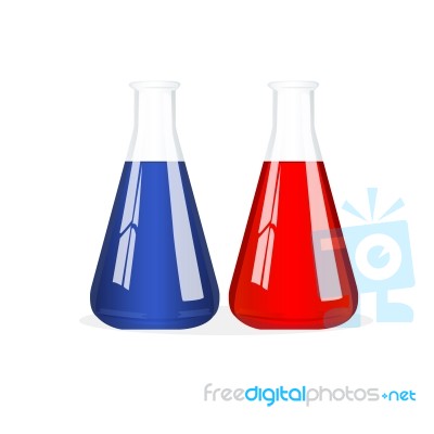 Beakers Stock Image