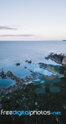 Beautiful Aerial View Of Rocky Cape, Tasmania Stock Photo