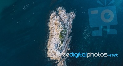 Beautiful Aerial View Of Rocky Cape, Tasmania Stock Photo