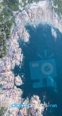 Beautiful Aerial View Of Rocky Cape, Tasmania Stock Photo