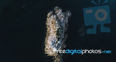 Beautiful Aerial View Of Rocky Cape, Tasmania Stock Photo