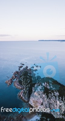 Beautiful Aerial View Of Rocky Cape, Tasmania Stock Photo