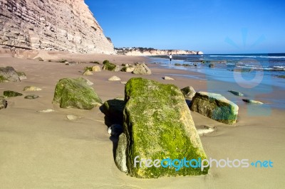 Beautiful Algarve Beach Stock Photo