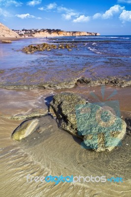 Beautiful Algarve Beach Stock Photo