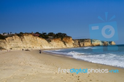 Beautiful Algarve Beach Stock Photo