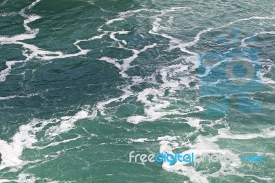 Beautiful Background With The Water Near Amazing Niagara Falls Stock Photo