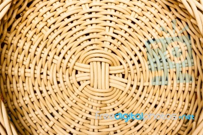 Beautiful Basket Texture For Use As Background Stock Photo