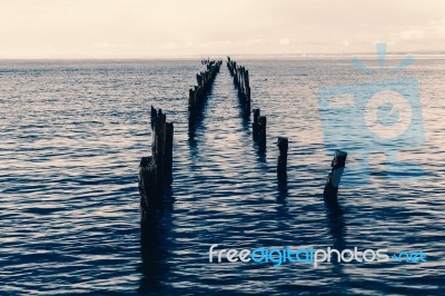 Beautiful Beach At Bridport, Tasmania, Australia Stock Photo