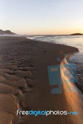 Beautiful Beach In Sagres Stock Photo