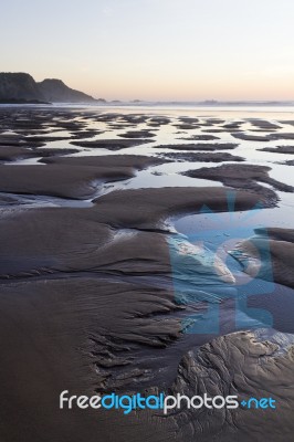 Beautiful Beach In Sagres Stock Photo