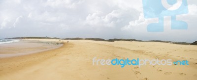 Beautiful Beaches Of Sagres Stock Photo