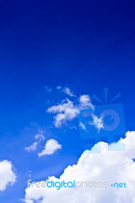 Beautiful Blue Sky Stock Photo