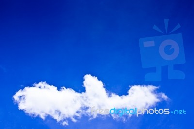 Beautiful Blue Sky Stock Photo