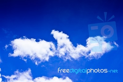 Beautiful Blue Sky Stock Photo