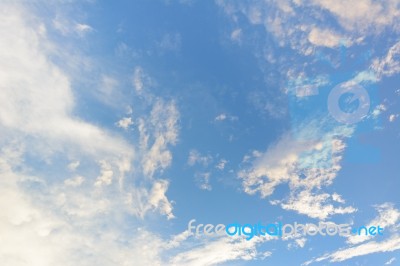 Beautiful Blue Sky Stock Photo