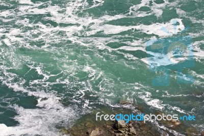 Beautiful Image With The Water Near Amazing Niagara Falls Stock Photo