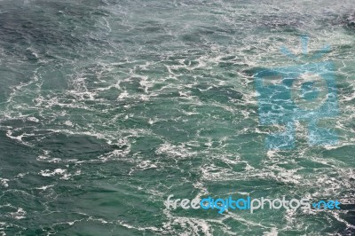 Beautiful Isolated Image Of The Water Near Amazing Niagara Falls… Stock Photo