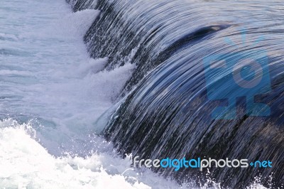 Beautiful Isolated Photo Of Small Waterfalls Close To The Amazing Niagara Falls Stock Photo