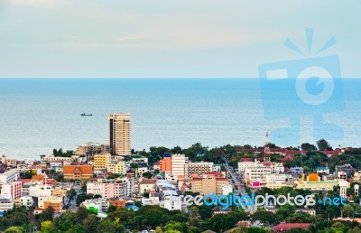 Beautiful Landscaped Of Hua Hin City Stock Photo