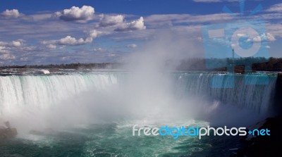 Beautiful Photo Of The Niagara Falls Stock Photo