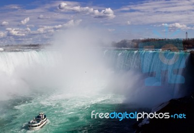 Beautiful Photo Of The Niagara Falls Stock Photo