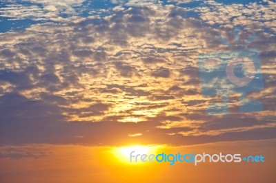 Beautiful Sunset Stock Photo