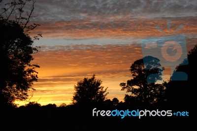 Beautiful Sunset Stock Photo