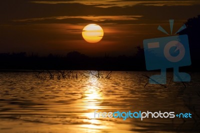 Beautiful Sunset Stock Photo