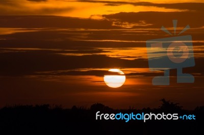 Beautiful Sunset Stock Photo