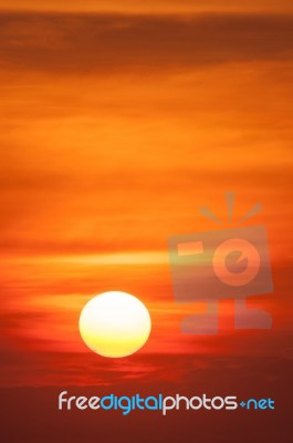 Beautiful Sunset, Thailand Stock Photo