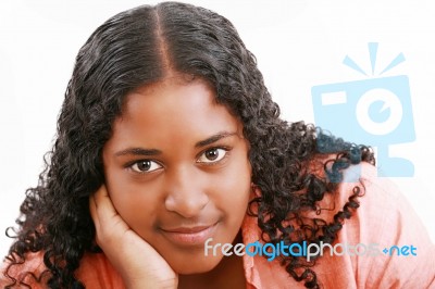 Beautiful Teenage Girl Stock Photo