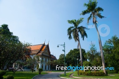 Beautiful Temple In Sanam Chandra Stock Photo