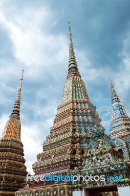 Beautiful Temple In Thailand Stock Photo