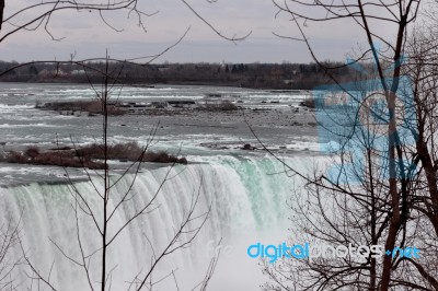 Beautiful View On The Niagara Falls Stock Photo