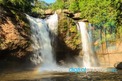 Beautiful Waterfall Stock Photo