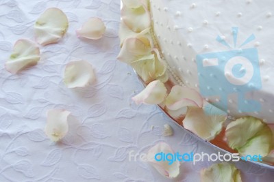 Beautiful Wedding Cake Stock Photo