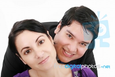 Beautiful Young Couple Stock Photo