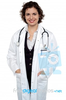 Beautiful Young Medical Professional Stock Photo