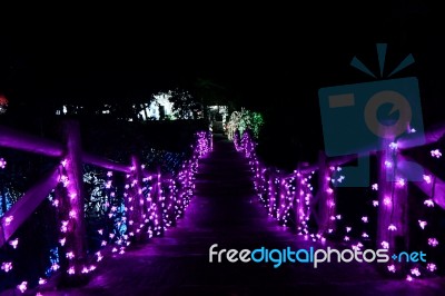 Beauty Light Festival Stock Photo