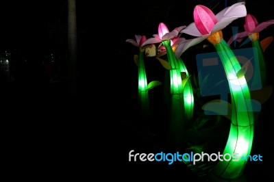 Beauty Light Festival Stock Photo