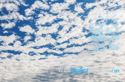 Beauty Of Clouds At Sky Stock Photo