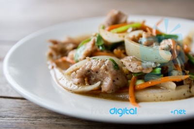 Beef With Black Pepper Stock Photo