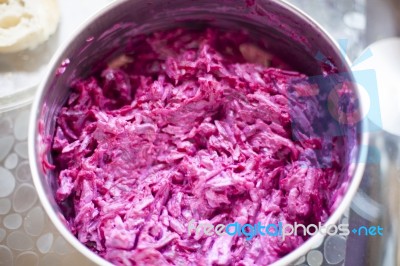 Beet Salad Stock Photo