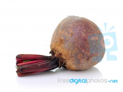 Beetroots Isolated On White Background Stock Photo