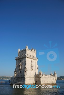 Belem Tower In Lisbon Stock Photo