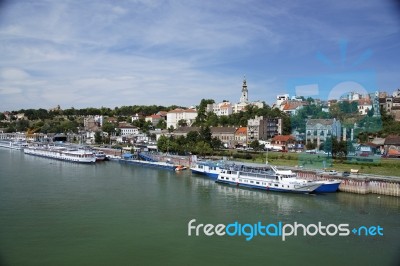 Belgrade, Capital Of Serbia, View From The River Sava Stock Photo