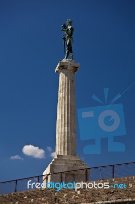 Belgrade, Serbia, Kalemegdan,monument To Victor Stock Photo