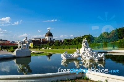 Belvedere Museum Vienna,austria Stock Photo